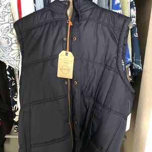 Men’s Navy Blue Puffer Vest
